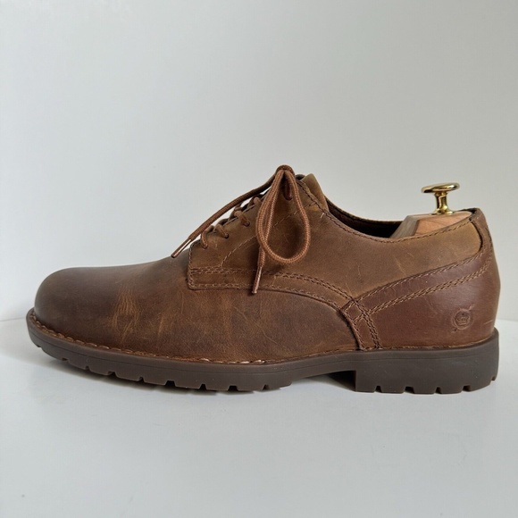 BORN Briggs Casual Oxfords Men\'s Derby Brown Leather Lace Up Comfy Shoes Size 10 main image 6